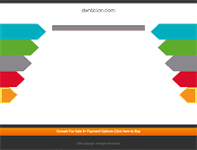 Tablet Screenshot of dentician.com